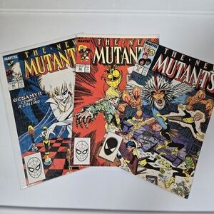 Marvel The New Mutants Comic Book Set Of 3